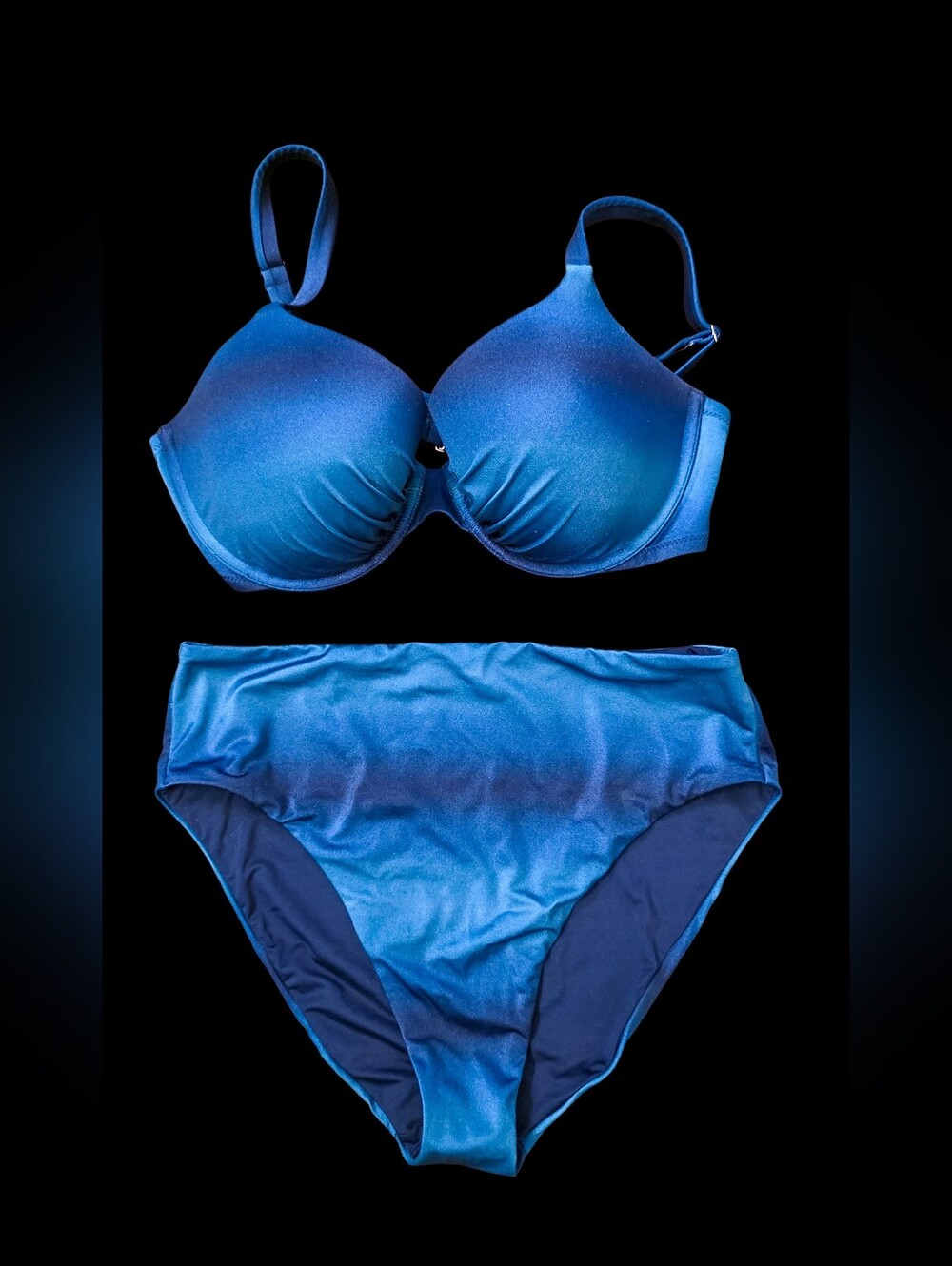 Victoria's Secret Shimmering Blue Two-Piece Bikini Set